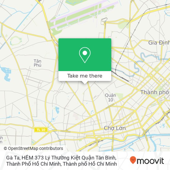 Bản đồ Gà Ta, HẺM 373 Lý Thường Kiệt Quận Tân Bình, Thành Phố Hồ Chí Minh