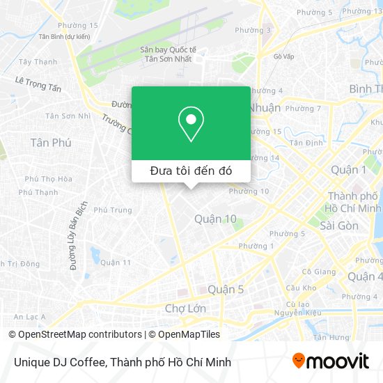 Bản đồ Unique DJ Coffee