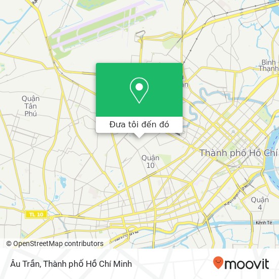 Bản đồ Âu Trần, ĐƯỜNG Hương Giang Quận 10, Thành Phố Hồ Chí Minh