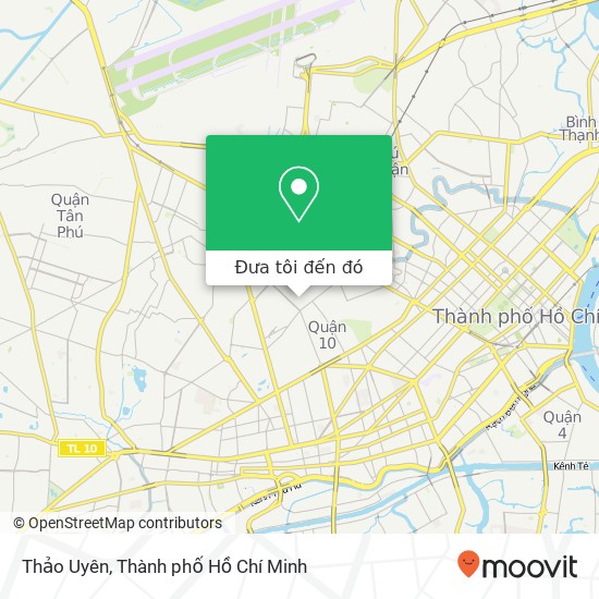 Bản đồ Thảo Uyên, 54 ĐƯỜNG Đồng Nai Quận 10, Thành Phố Hồ Chí Minh