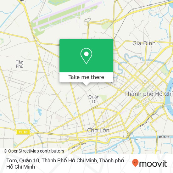 Bản đồ Tom, Quận 10, Thành Phố Hồ Chí Minh