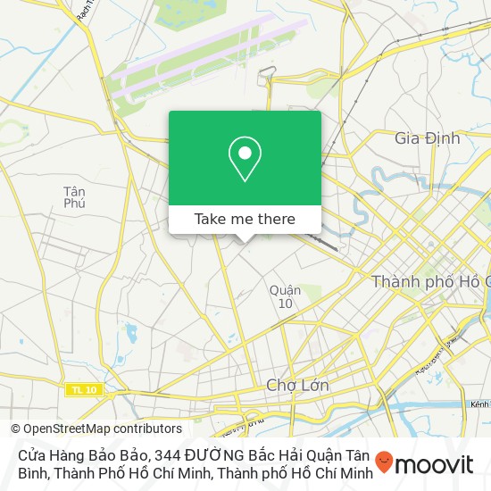 Bản đồ Cửa Hàng Bảo Bảo, 344 ĐƯỜNG Bắc Hải Quận Tân Bình, Thành Phố Hồ Chí Minh