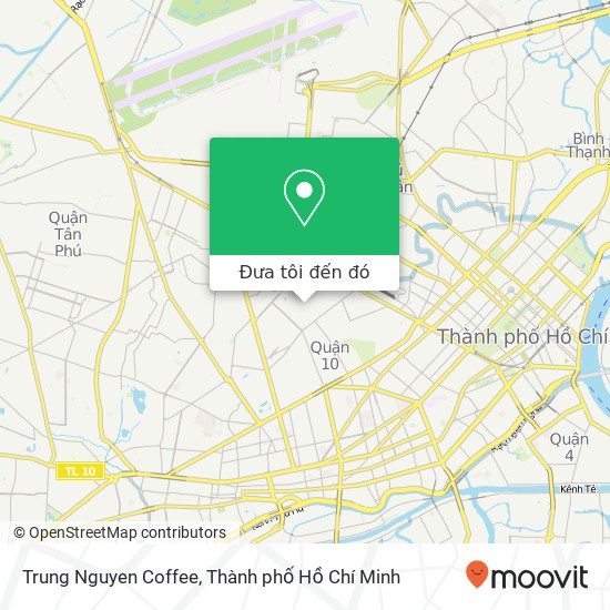 Bản đồ Trung Nguyen Coffee, ĐƯỜNG Hương Giang Quận 10, Thành Phố Hồ Chí Minh