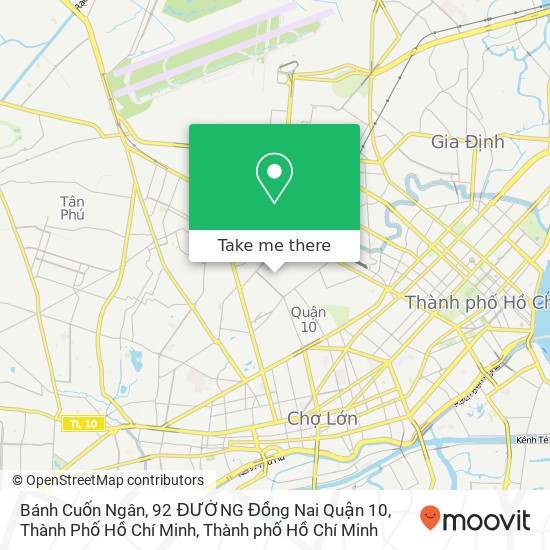 Bản đồ Bánh Cuốn Ngân, 92 ĐƯỜNG Đồng Nai Quận 10, Thành Phố Hồ Chí Minh