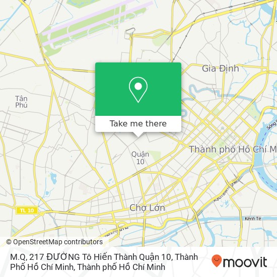 Bản đồ M.Q, 217 ĐƯỜNG Tô Hiến Thành Quận 10, Thành Phố Hồ Chí Minh