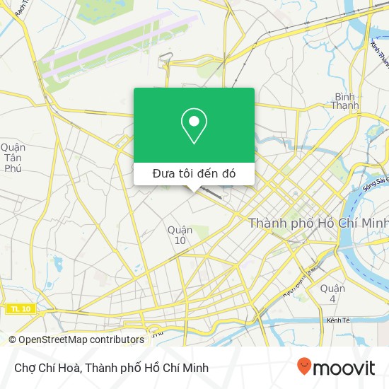 Bản đồ Chợ Chí Hoà