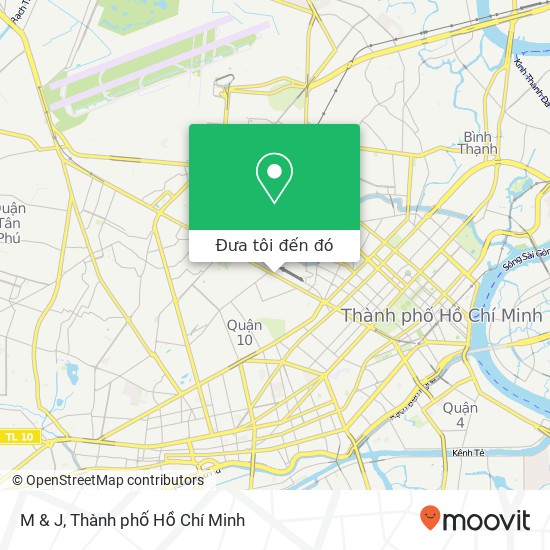 Bản đồ M & J, 495C ĐƯỜNG Cách Mạng Tháng 8 Quận 10, Thành Phố Hồ Chí Minh