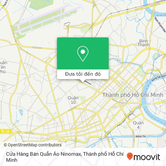 Bản đồ Cửa Hàng Bán Quần Áo Ninomax, 481 ĐƯỜNG Cách Mạng Tháng 8 Quận 10, Thành Phố Hồ Chí Minh