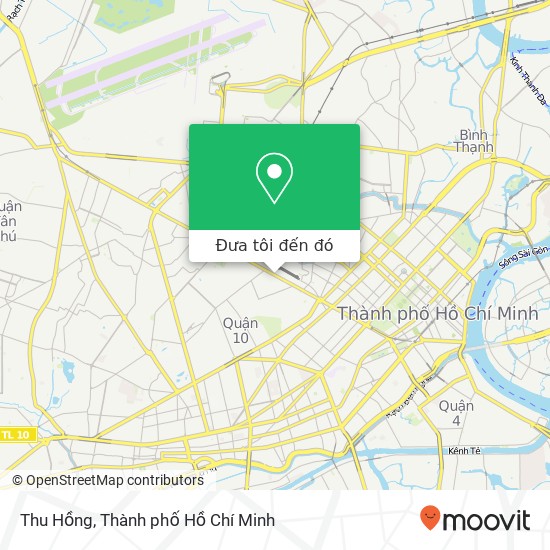 Bản đồ Thu Hồng, 358A ĐƯỜNG Cách Mạng Tháng 8 Quận 3, Thành Phố Hồ Chí Minh