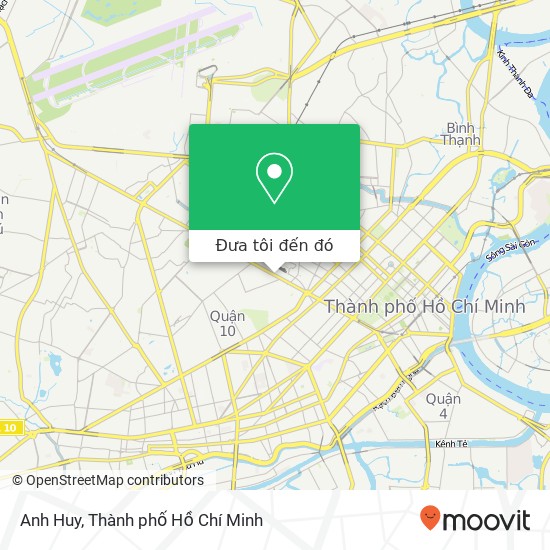 Bản đồ Anh Huy, 284 ĐƯỜNG Cách Mạng Tháng 8 Quận 3, Thành Phố Hồ Chí Minh