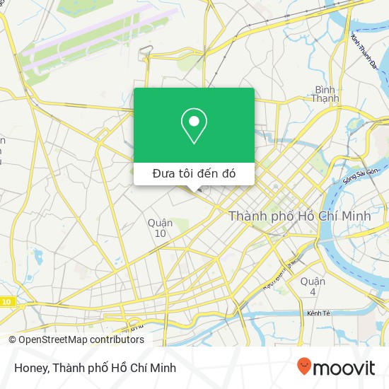 Bản đồ Honey, 278 ĐƯỜNG Cách Mạng Tháng 8 Quận 3, Thành Phố Hồ Chí Minh