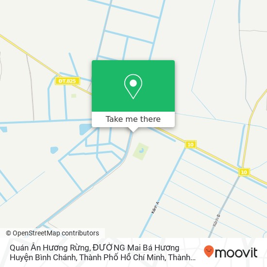 Bản đồ Quán Ăn Hương Rừng, ĐƯỜNG Mai Bá Hương Huyện Bình Chánh, Thành Phố Hồ Chí Minh