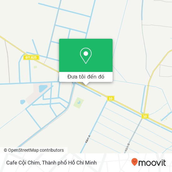 Bản đồ Cafe Cội Chim, ĐƯỜNG Trần Văn Giàu Huyện Bình Chánh, Thành Phố Hồ Chí Minh
