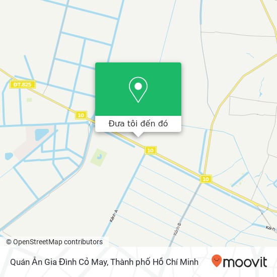 Bản đồ Quán Ăn Gia Đình Cỏ May, Huyện Bình Chánh, Thành Phố Hồ Chí Minh