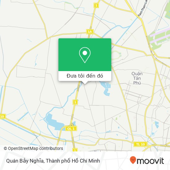 Bản đồ Quán Bảy Nghĩa, 400 ĐƯỜNG Mã Lò Quận Bình Tân, Thành Phố Hồ Chí Minh