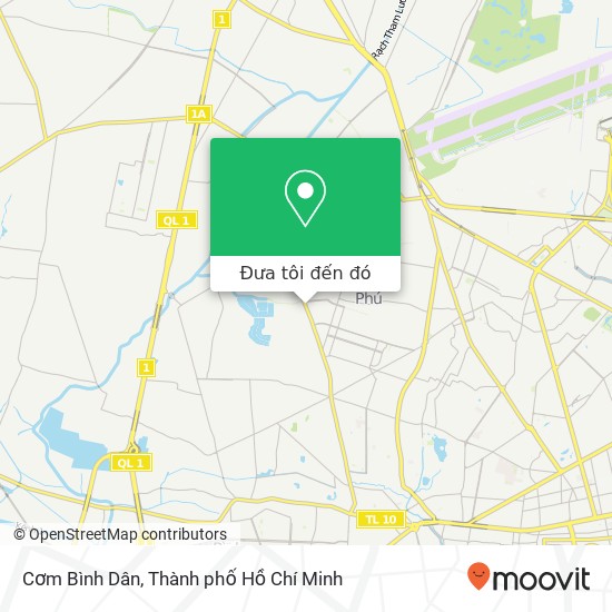 Bản đồ Cơm Bình Dân, 259 ĐƯỜNG Bình Long Quận Bình Tân, Thành Phố Hồ Chí Minh