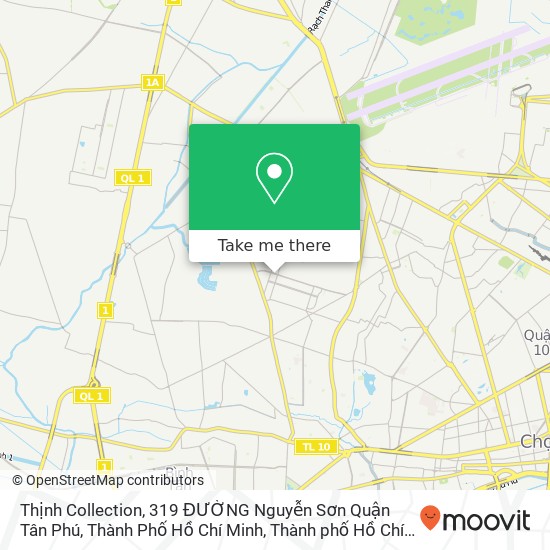Bản đồ Thịnh Collection, 319 ĐƯỜNG Nguyễn Sơn Quận Tân Phú, Thành Phố Hồ Chí Minh