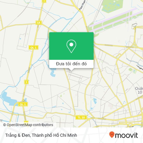 Bản đồ Trắng & Đen, ĐƯỜNG Lê Lư Quận Tân Phú, Thành Phố Hồ Chí Minh