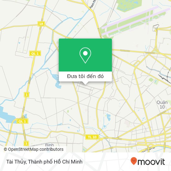 Bản đồ Tài Thủy, 233 ĐƯỜNG Nguyễn Sơn Quận Tân Phú, Thành Phố Hồ Chí Minh