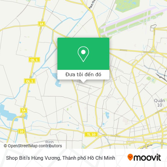 Bản đồ Shop Biti's Hùng Vương