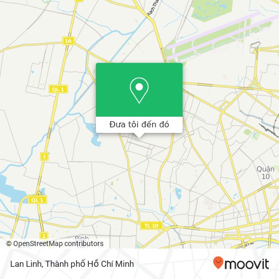 Bản đồ Lan Linh, 8 ĐƯỜNG Hoàng Ngọc Phách Quận Tân Phú, Thành Phố Hồ Chí Minh