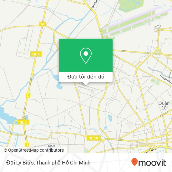 Bản đồ Đại Lý Biti's, 261 ĐƯỜNG Nguyễn Sơn Quận Tân Phú, Thành Phố Hồ Chí Minh