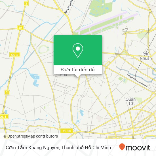 Bản đồ Cơm Tấm Khang Nguyên, 9 ĐƯỜNG Vườn Lài Quận Tân Phú, Thành Phố Hồ Chí Minh