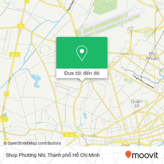 Bản đồ Shop Phương Nhi, ĐƯỜNG Lũy Bán Bích Quận Tân Phú, Thành Phố Hồ Chí Minh
