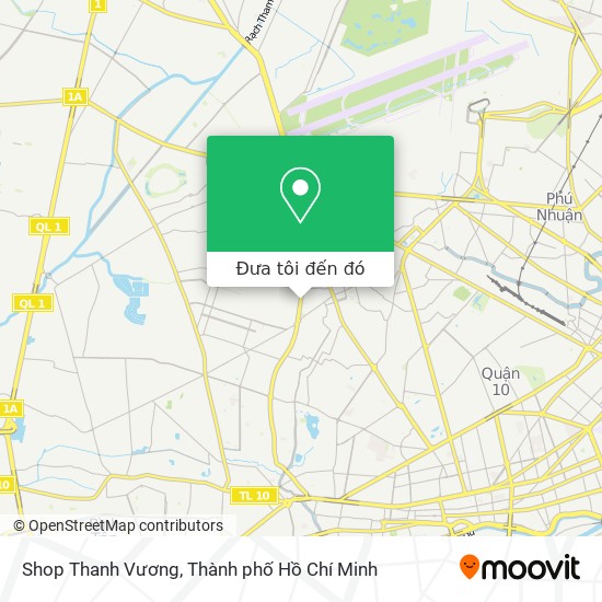 Bản đồ Shop Thanh Vương
