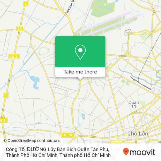 Bản đồ Công Tố, ĐƯỜNG Lũy Bán Bích Quận Tân Phú, Thành Phố Hồ Chí Minh