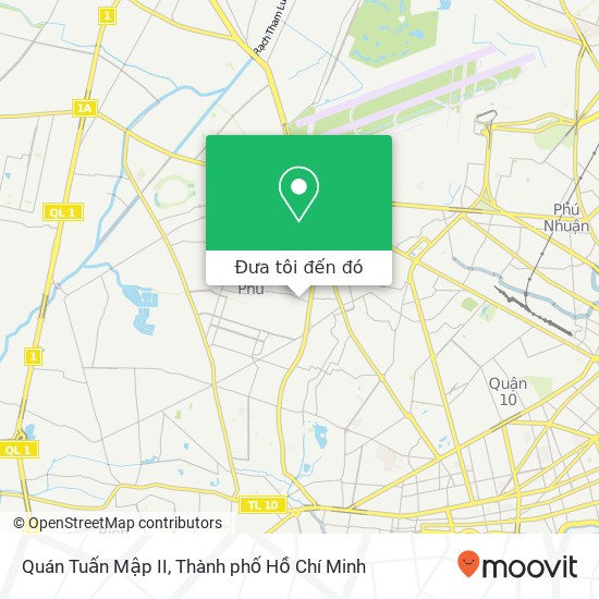 Bản đồ Quán Tuấn Mập II, 29 ĐƯỜNG Vườn Lài Quận Tân Phú, Thành Phố Hồ Chí Minh