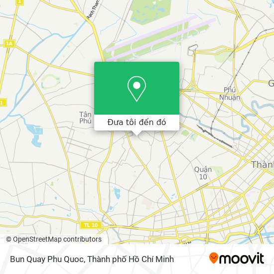Bản đồ Bun Quay Phu Quoc