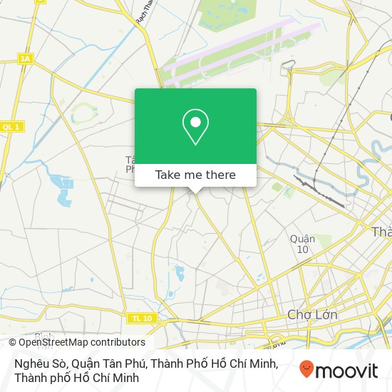 Bản đồ Nghêu Sò, Quận Tân Phú, Thành Phố Hồ Chí Minh
