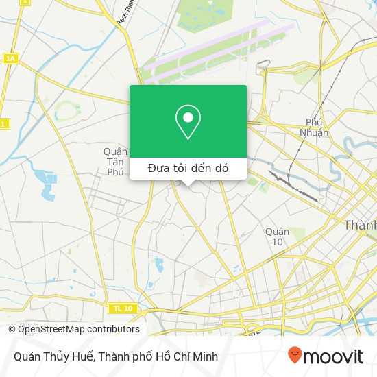 Bản đồ Quán Thủy Huế, HẺM 185 Ni Sư Huỳnh Liên Quận Tân Bình, Thành Phố Hồ Chí Minh