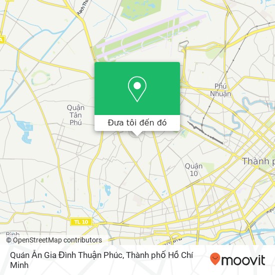 Bản đồ Quán Ăn Gia Đình Thuận Phúc, ĐƯỜNG Ni Sư Huỳnh Liên Quận Tân Bình, Thành Phố Hồ Chí Minh