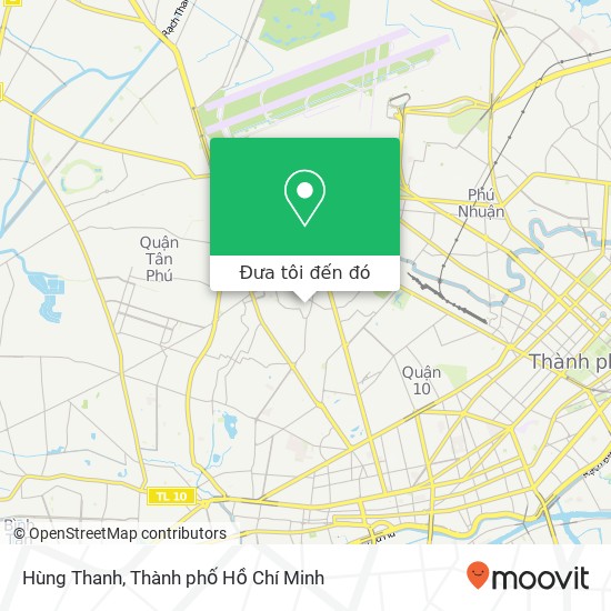 Bản đồ Hùng Thanh, HẺM 1 Hồng Lạc Quận Tân Bình, Thành Phố Hồ Chí Minh