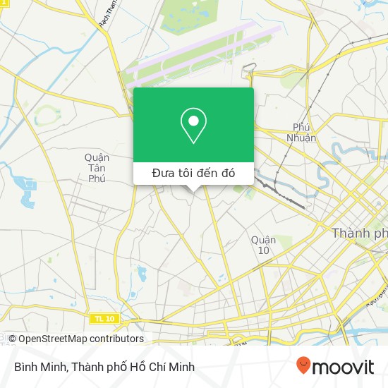 Bản đồ Bình Minh, 877 ĐƯỜNG Lạc Long Quân Quận Tân Bình, Thành Phố Hồ Chí Minh