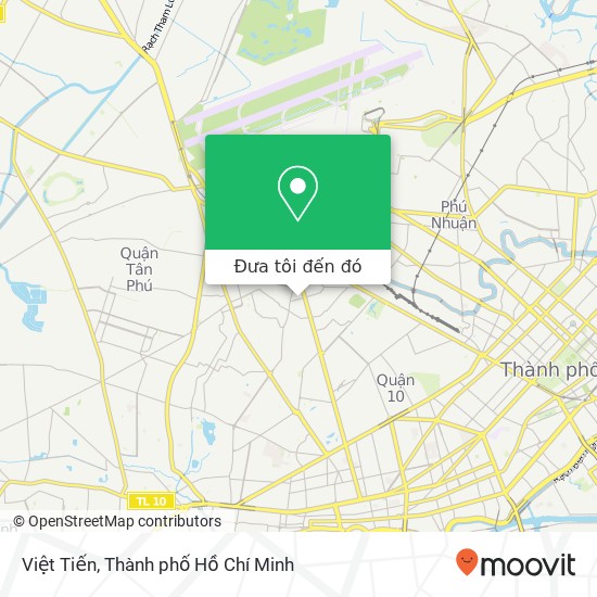 Bản đồ Việt Tiến, 62 ĐƯỜNG Lê Minh Xuân Quận Tân Bình, Thành Phố Hồ Chí Minh