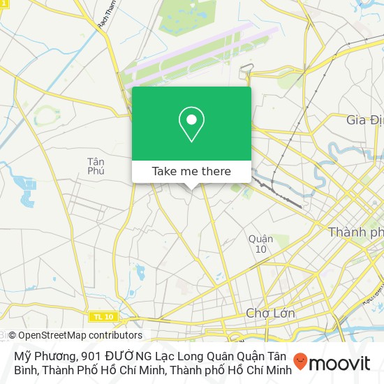 Bản đồ Mỹ Phương, 901 ĐƯỜNG Lạc Long Quân Quận Tân Bình, Thành Phố Hồ Chí Minh