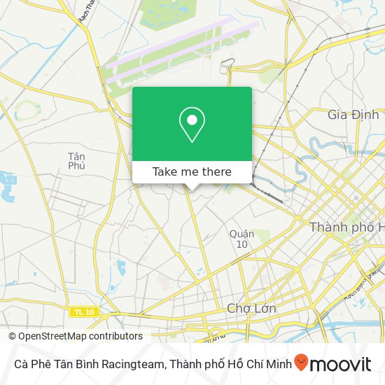 Bản đồ Cà Phê Tân Bình Racingteam