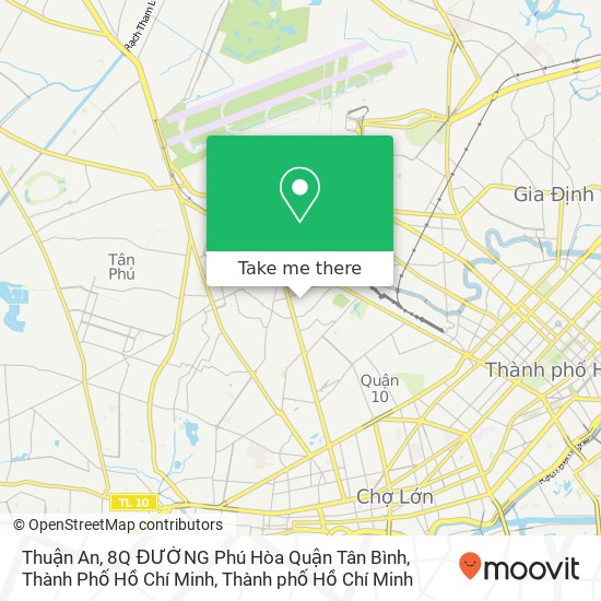 Bản đồ Thuận An, 8Q ĐƯỜNG Phú Hòa Quận Tân Bình, Thành Phố Hồ Chí Minh