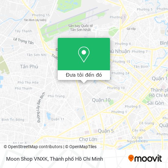 Bản đồ Moon Shop VNXK