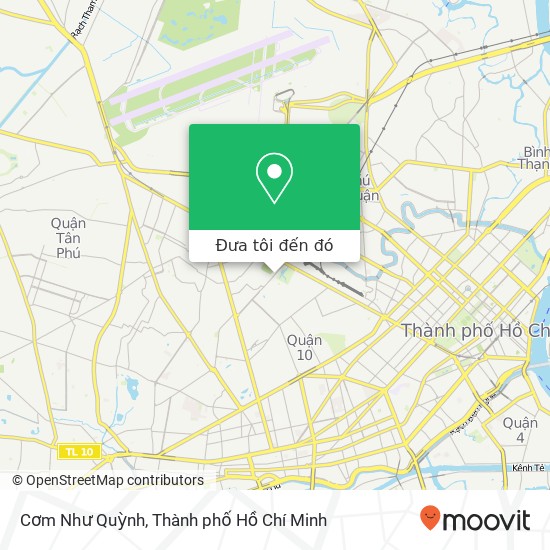Bản đồ Cơm Như Quỳnh, 81 ĐƯỜNG Bắc Hải Quận 10, Thành Phố Hồ Chí Minh