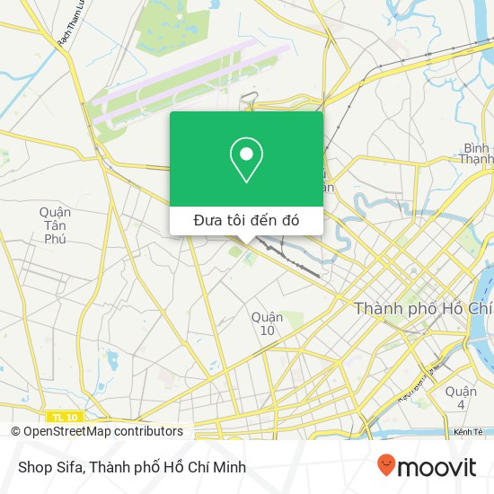 Bản đồ Shop Sifa, 691 ĐƯỜNG Cách Mạng Tháng 8 Quận Tân Bình, Thành Phố Hồ Chí Minh