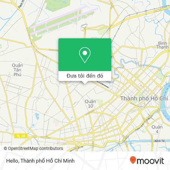 Bản đồ Hello, 8A ĐƯỜNG Trường Sơn Quận 10, Thành Phố Hồ Chí Minh