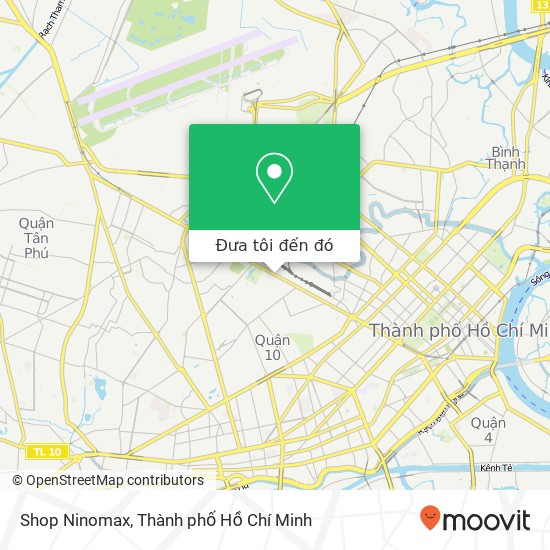 Bản đồ Shop Ninomax, ĐƯỜNG Cách Mạng Tháng 8 Quận 3, Thành Phố Hồ Chí Minh