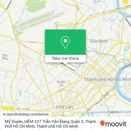 Bản đồ Mỹ Duyên, HẺM 237 Trần Văn Đang Quận 3, Thành Phố Hồ Chí Minh