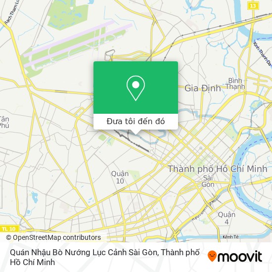 Bản đồ Quán Nhậu Bò Nướng Lục Cảnh Sài Gòn