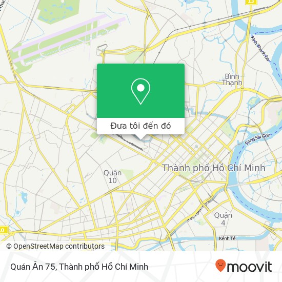 Bản đồ Quán Ăn 75, ĐƯỜNG Hoàng Sa Quận 3, Thành Phố Hồ Chí Minh