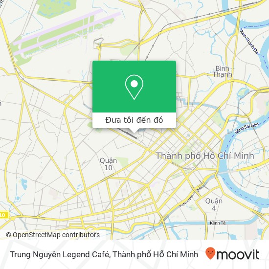 Bản đồ Trung Nguyên Legend Café, Quận 3, Thành Phố Hồ Chí Minh